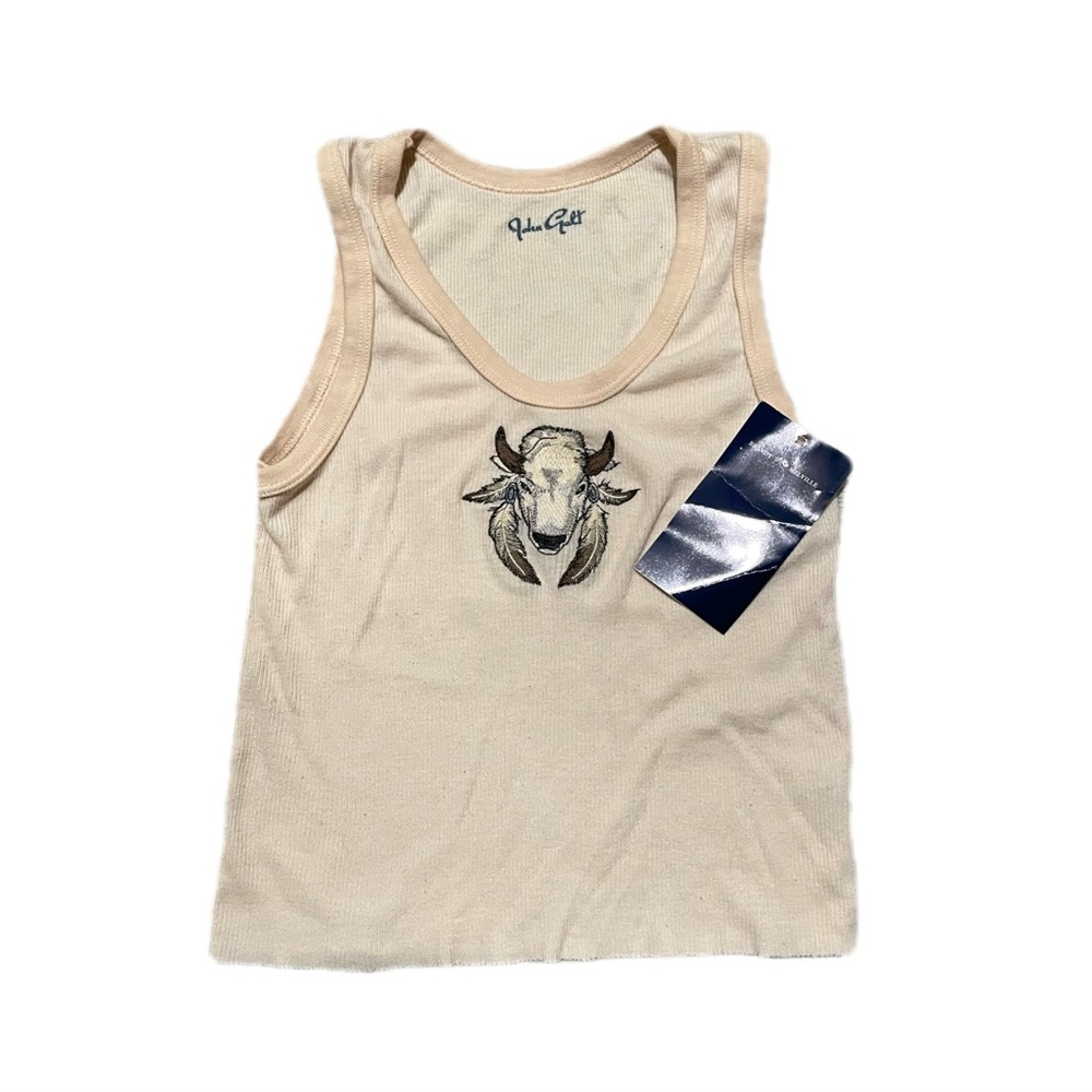 Brandy Melville Goat Embroidery Tank Top